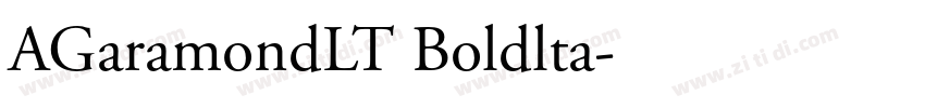AGaramondLT Boldlta字体转换